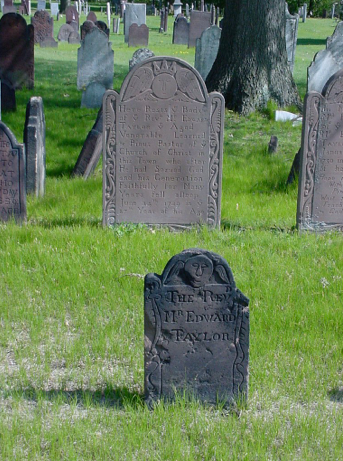 Grave stones.